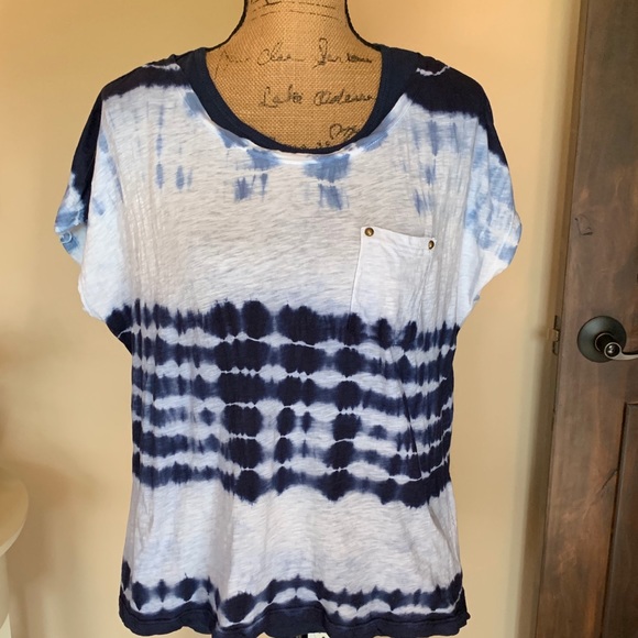 Style & Co. Sport Tops - Cute petite tie dye top includes tank top